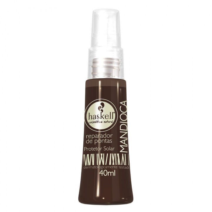Encontraproduto.com.br - Reparador de Pontas Haskell Mandioca com Protetor Solar 40mL