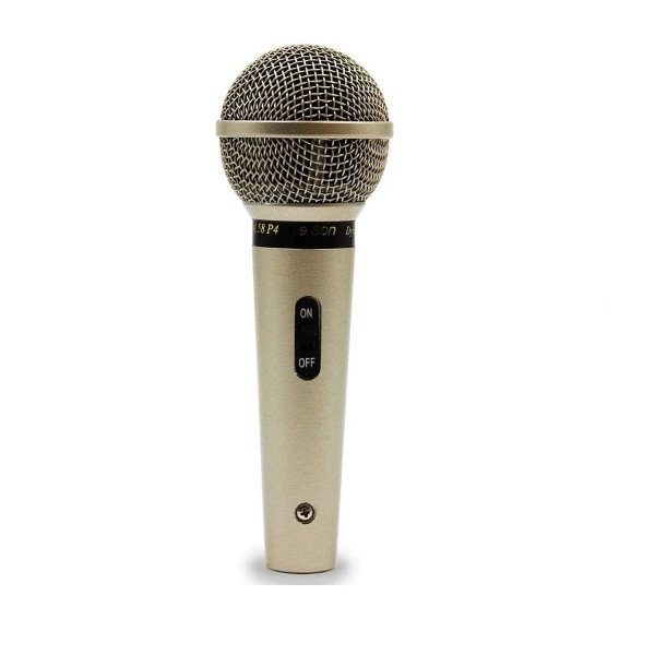 Encontraproduto.com.br - Microfone Com Fio  Vocal SM-58 P4 - Leson