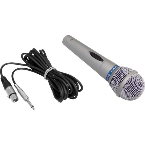 Encontraproduto.com.br - Microfone Profissional com Fio 5 Metros MC-200