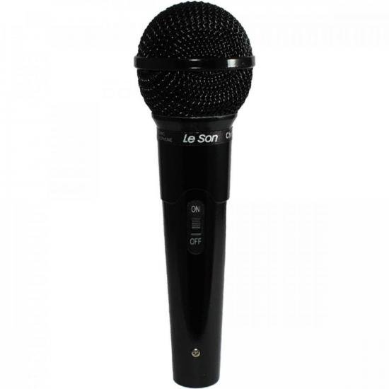 Encontraproduto.com.br - Microfone Vocal Com Fio MC-200 PRETO - Leson