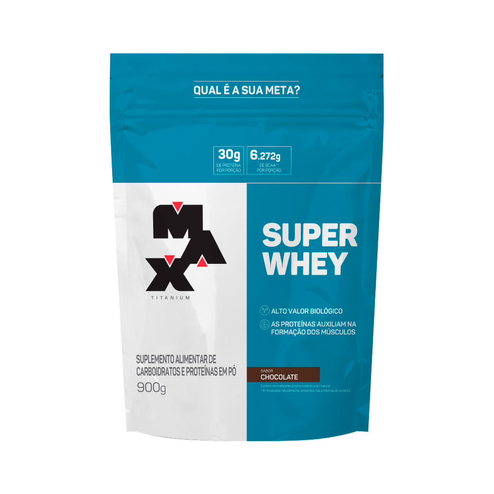 Encontraproduto.com.br - Whey Protein Max Titanium Chocolate  Pe 900G