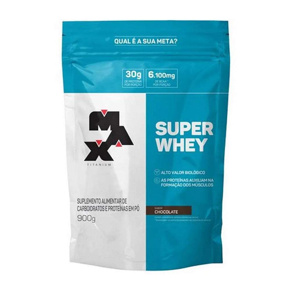 Encontraproduto.com.br - Whey Protein Max Titanium Chocolate  Pe 900G
