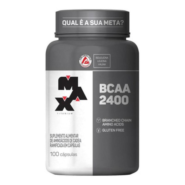 BCAA 2400 60 Cápsulas Max Titanium