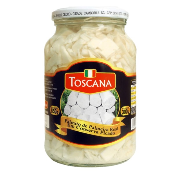 Palmito Palmeira Real Toscana Picado 300g