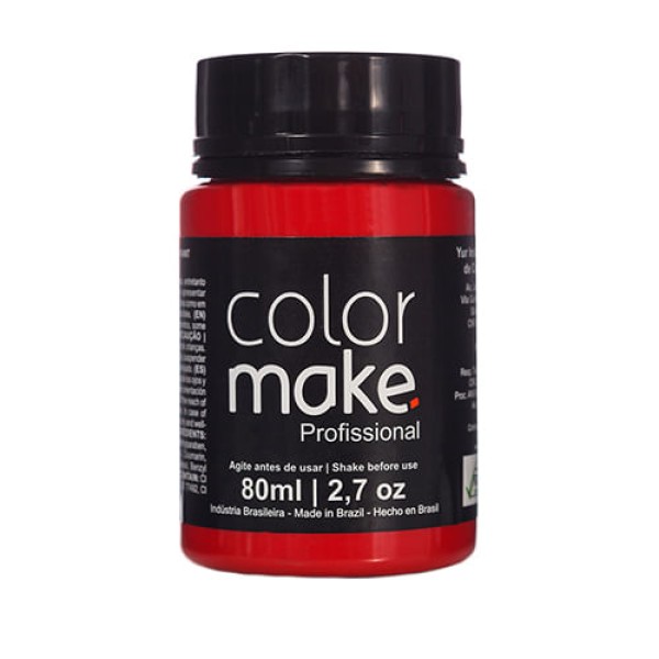 Encontraproduto.com.br - Tinta Liquida Profissional Vermelho  - Color Make