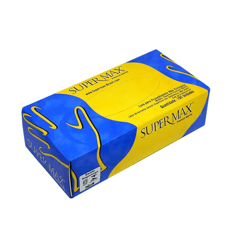 Encontraproduto.com.br - Luva de Procedimento Latex com Pó - Supermax