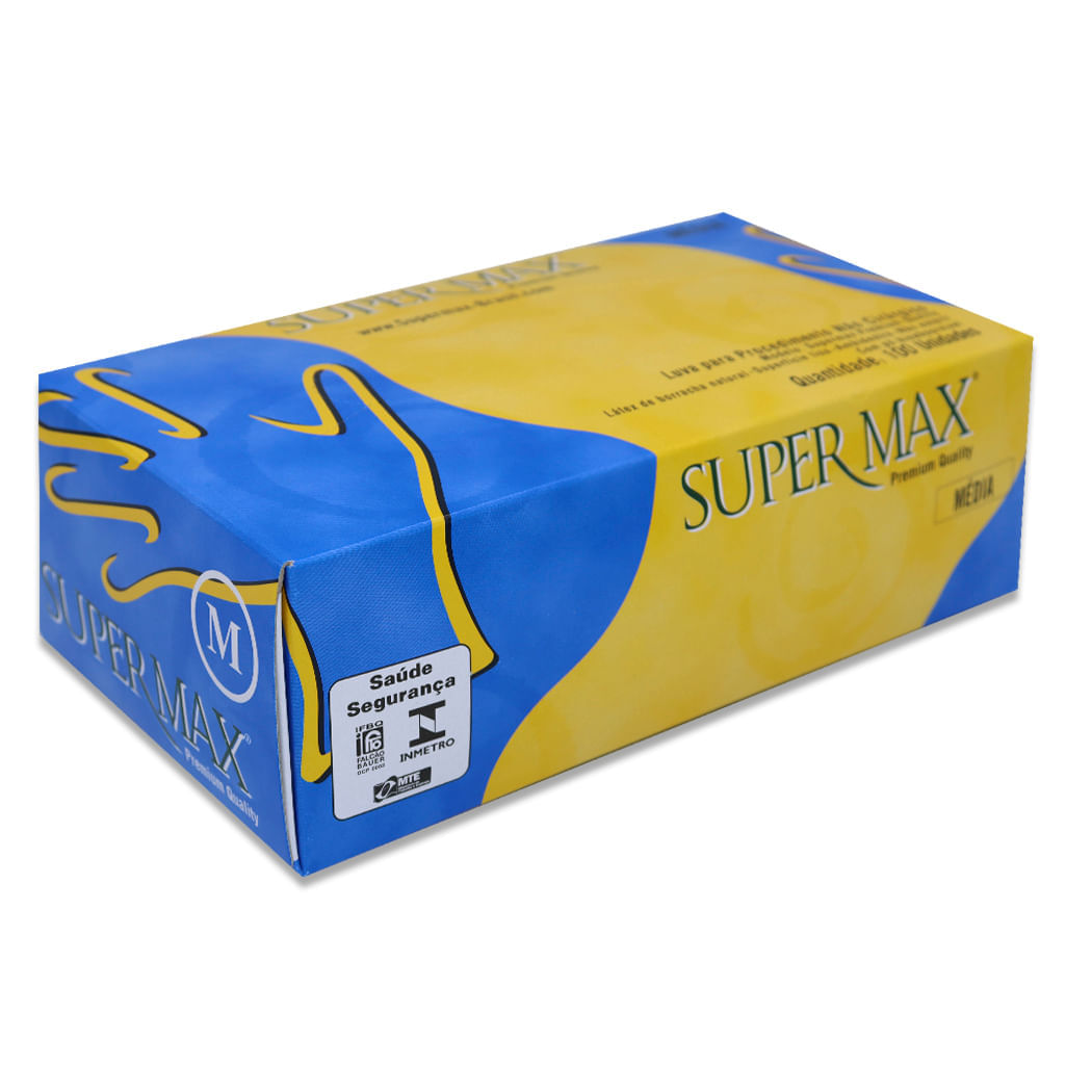 Encontraproduto.com.br - Luvas Para Procedimento Látex Média 100 Unid