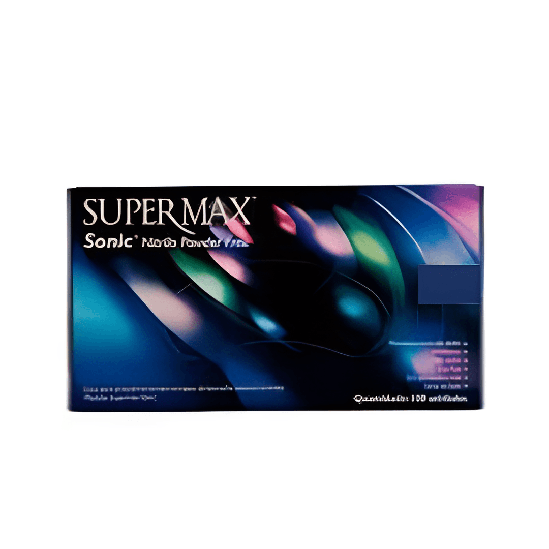 Encontraproduto.com.br - Luva de Procedimento Nitrílica Sonic Sem Pó Azul com 100 - Supermax