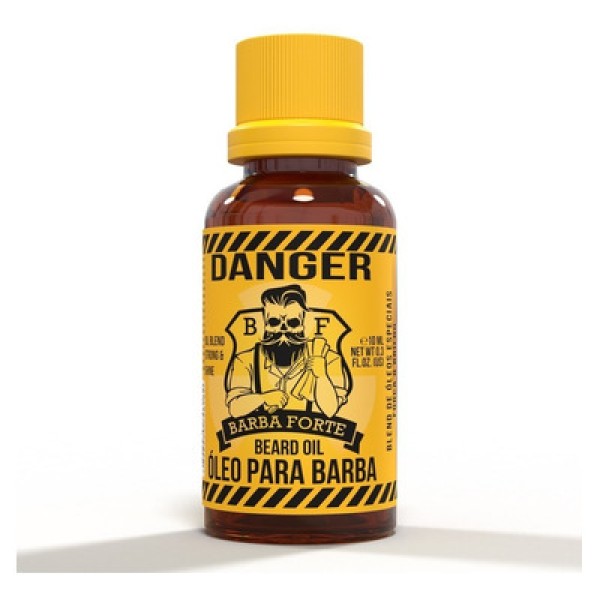 Encontraproduto.com.br - Óleo Hidratante Para Barba Danger Barba Forte 10ml Fragrância Blend de Óleos