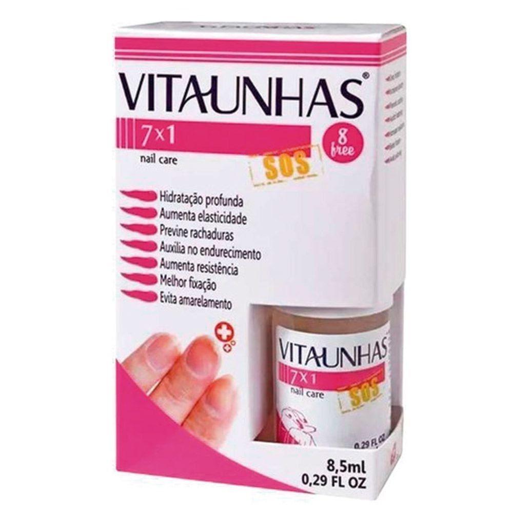 Esmalte VitaUnhas Base Multifuncional S.O.S Blend 7x1 8,5ml