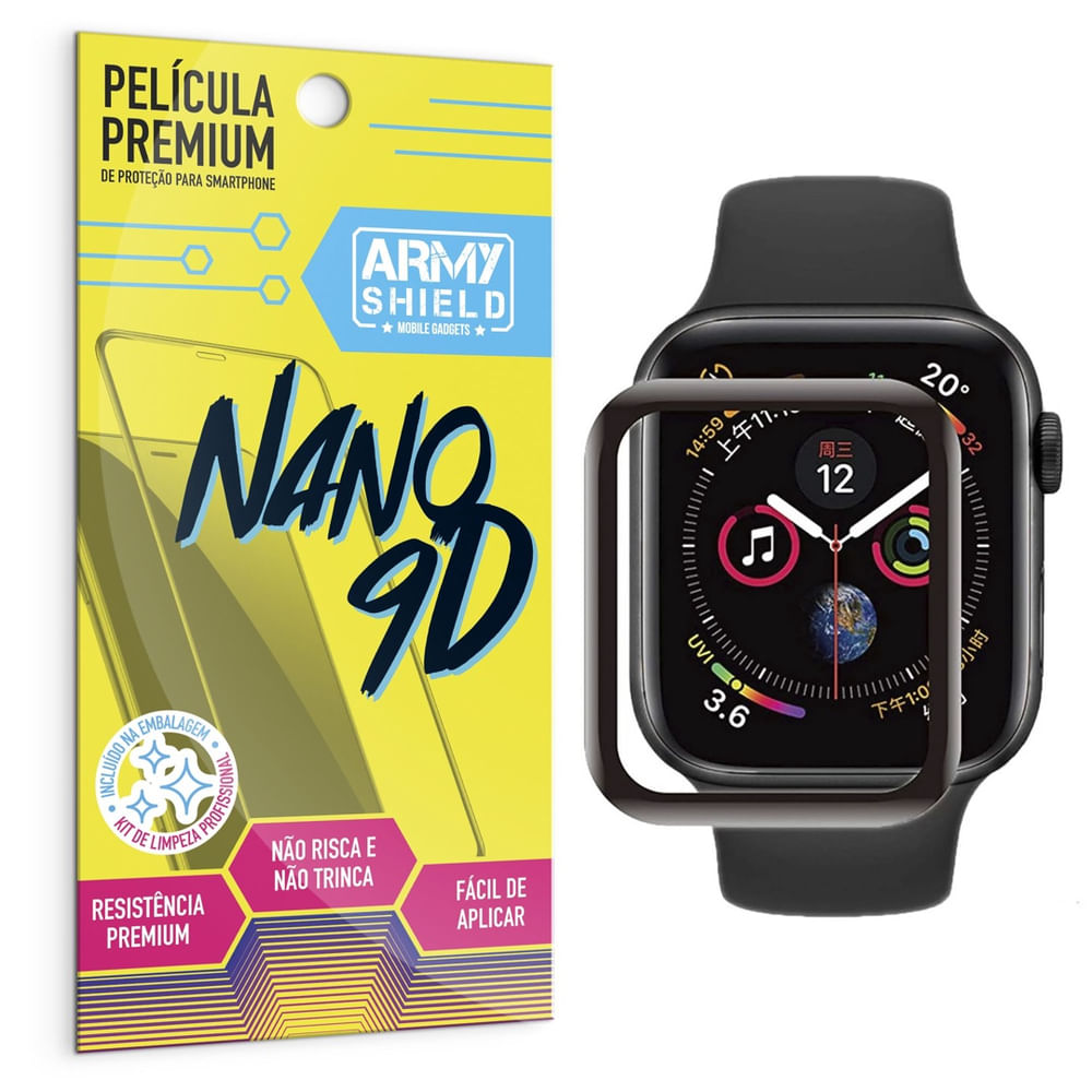 Película Protetora Apple Watch 38mm Premium Nano 9D - Armyshield