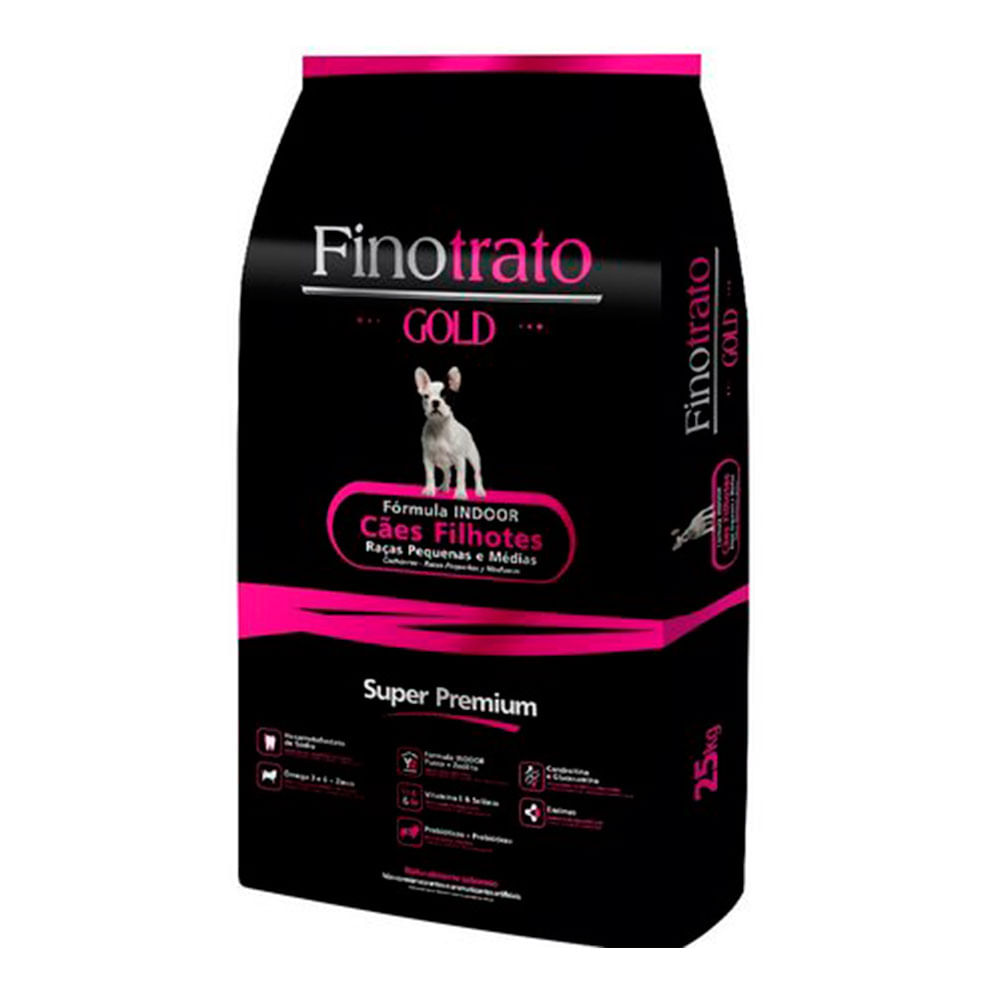 Finotrato Gold Filhotes Raças Pequenas e Médias – Super Premium 10,1KG