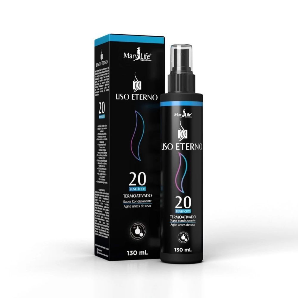 Liso Eterno Finalizador 20 Benefícios Mary Life 130ml.