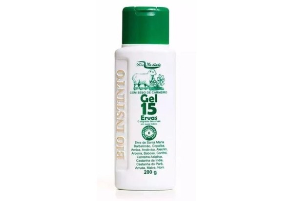 Gel Massageador 15 Ervas com Sebo de Carneiro 200g