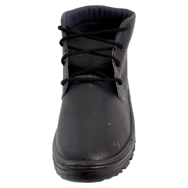 Encontraproduto.com.br - Botina Amarrar Cartom 012 Preta Sem Bico