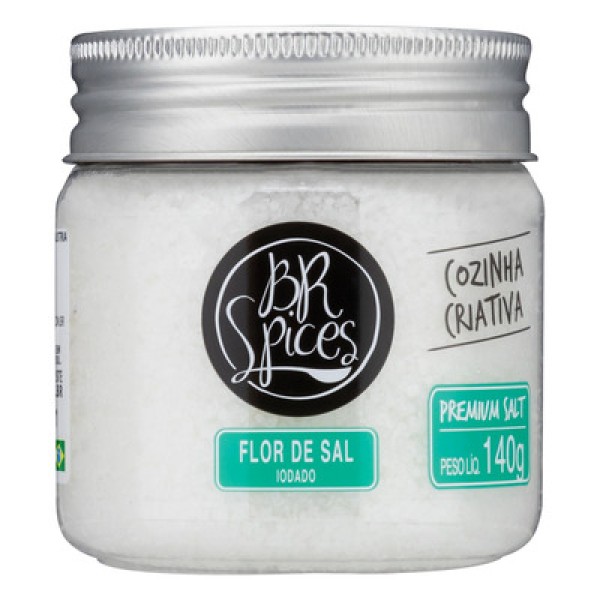 Tempero Pote Br Spices Flor De Sal 140g