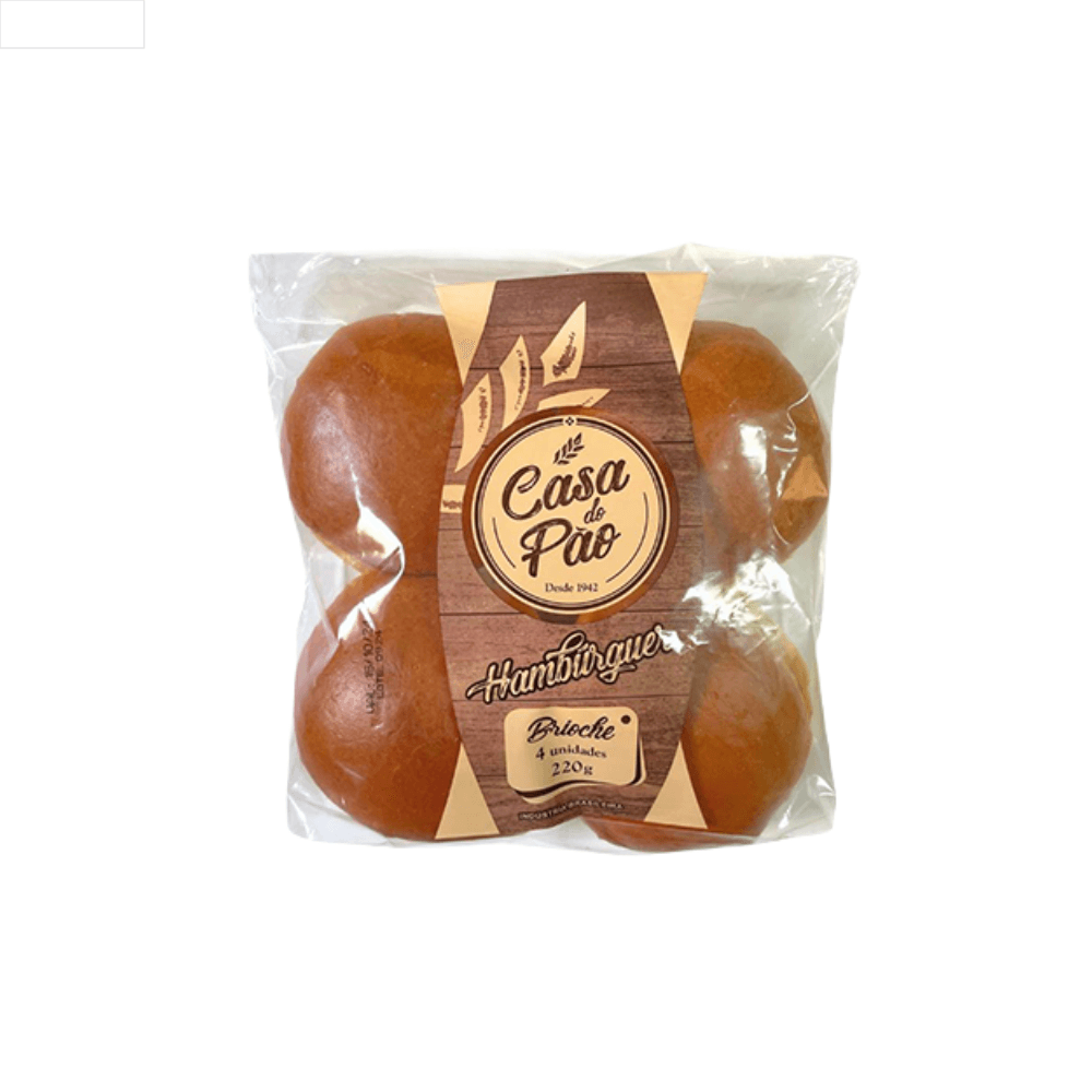 Pão Brioche Gourmet Casa Do Pão 220 G