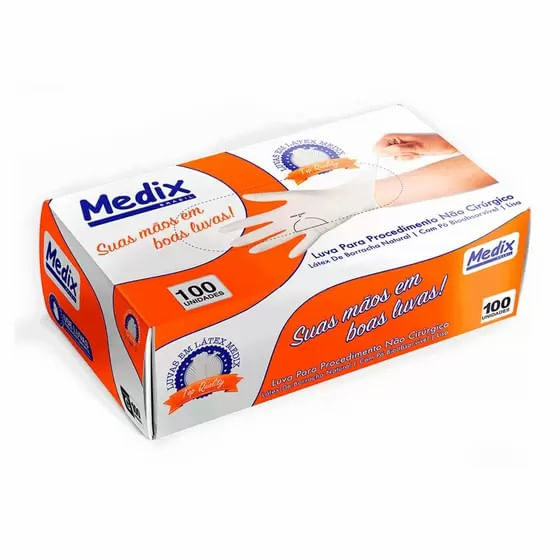 Encontraproduto.com.br - Luvas Para Procedimento Látex Pequena 100 Unid