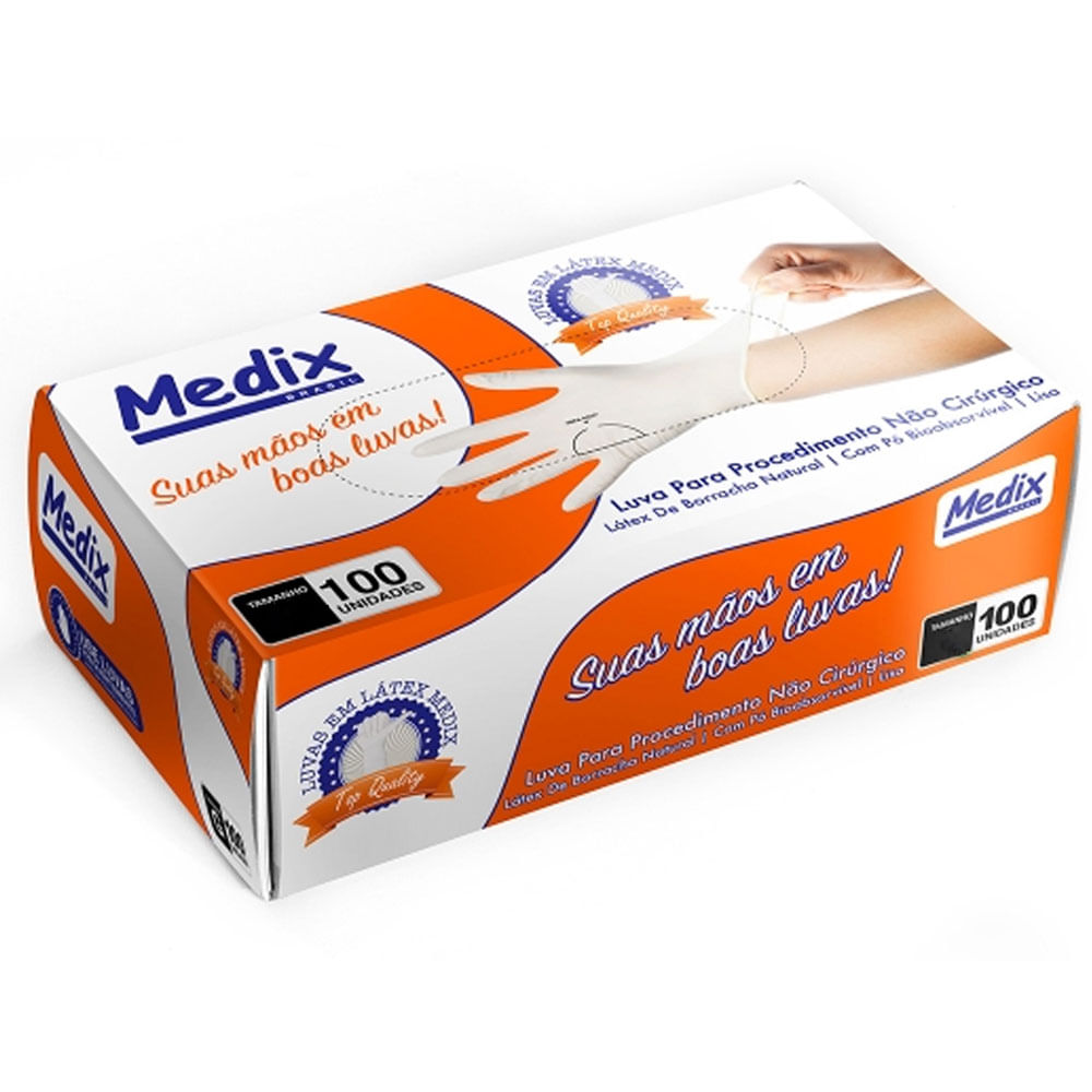 Encontraproduto.com.br - Luvas Para Procedimento Látex Pequena 100 Unid