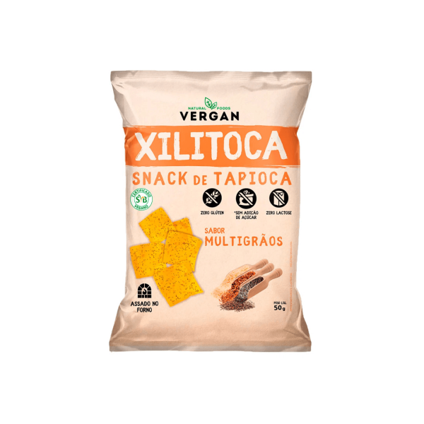 Encontraproduto.com.br - Snack De Tapioca Xilitoca Multigrãos 50g