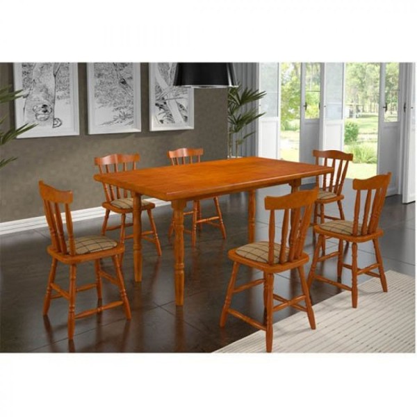 Encontraproduto.com.br - Mesa Retangular Piratini Colonial 102