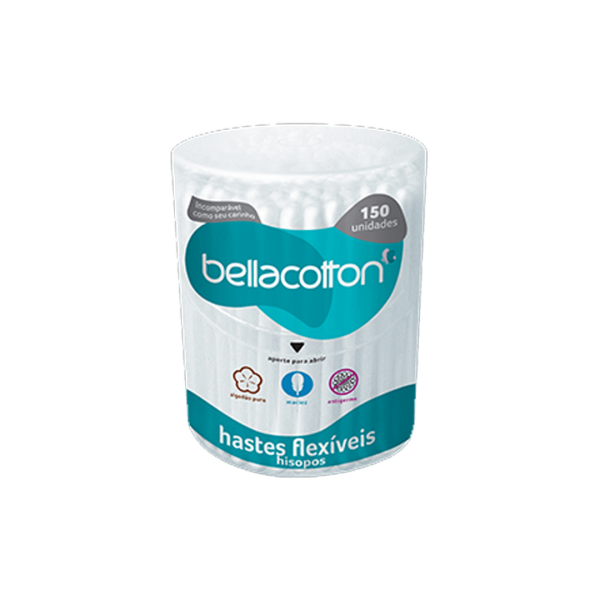 Hastes Flexíveis Bellacotton C/150 Unidades