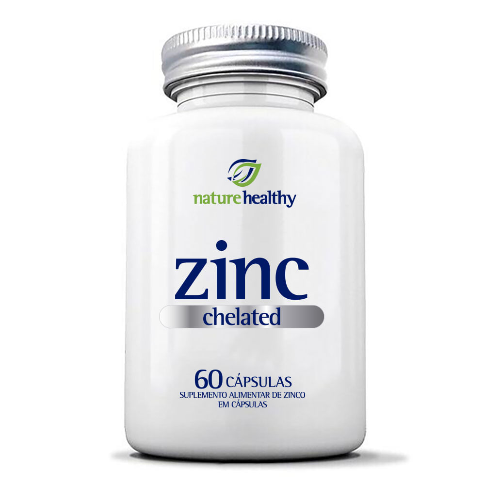 Zinco Quelato Nature Healthy 60 Cápsulas