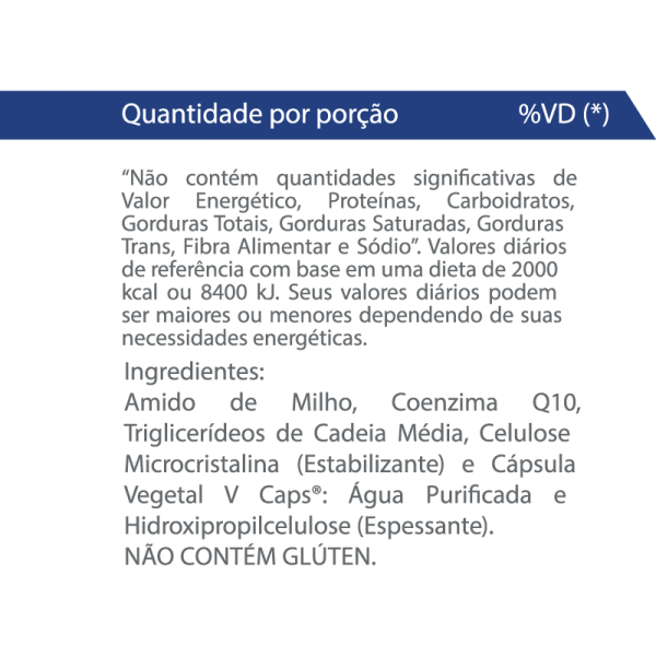 Encontraproduto.com.br - COQ10 Vitaminlife 60 Cápsulas