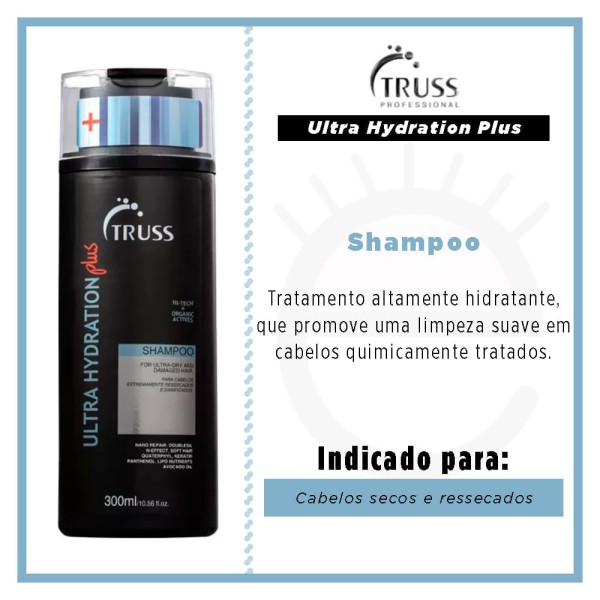 Encontraproduto.com.br - Shampoo 300ml Ultra Hydration Plus - Truss