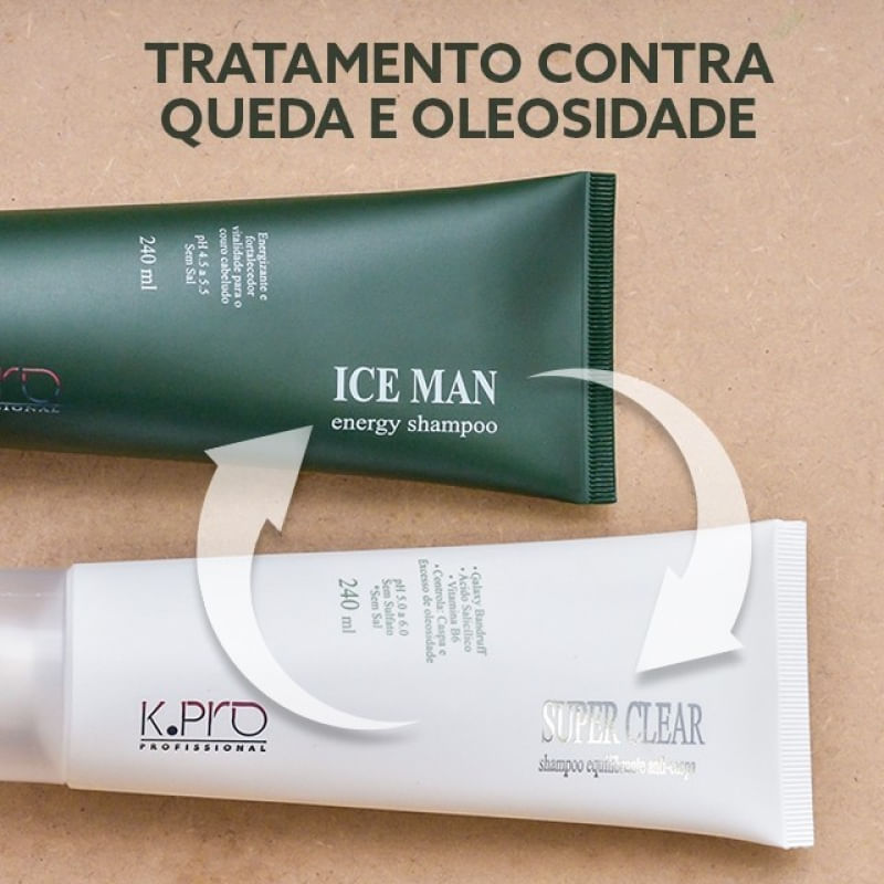 Encontraproduto.com.br - Shampoo Anticaspa K.Pro Linha Super Clear 240ml