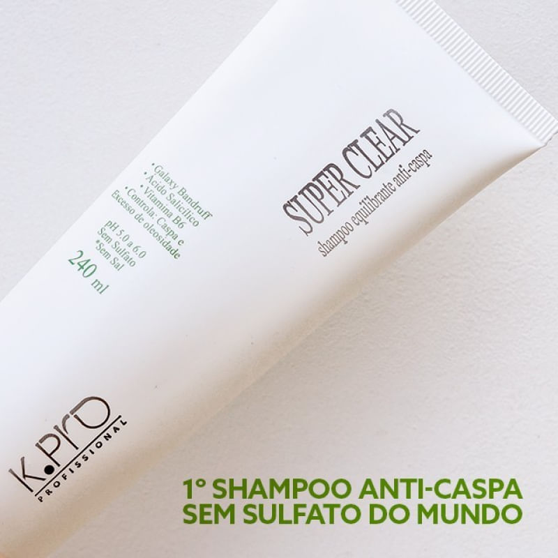 Encontraproduto.com.br - Shampoo Anticaspa K.Pro Linha Super Clear 240ml