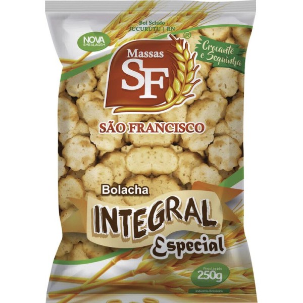 Encontraproduto.com.br - Bolacha São Francisco Integral Pacote com 250g