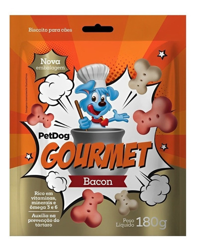 Biscoito PetDog Gourmet Bacon