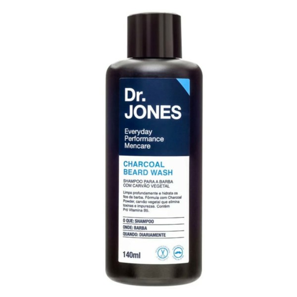 Encontraproduto.com.br - Shampoo para Barba Dr.Jones - Charcoal Beard Wash