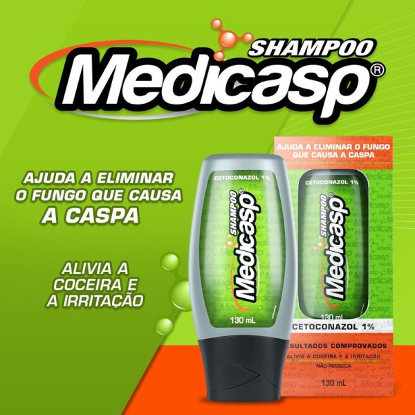 Encontraproduto.com.br - Shampoo Médioicasp 130Ml - Medicasp