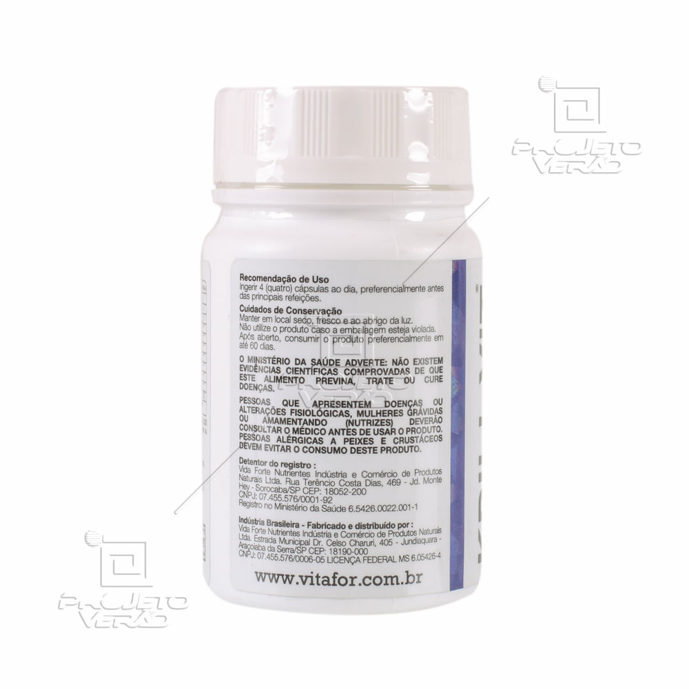 Encontraproduto.com.br - Krill Vit - Óleo de Krill (500mg) 30 Cápsulas - Vitafor