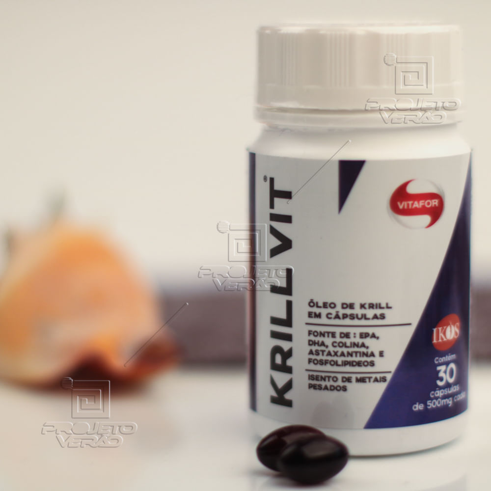 Encontraproduto.com.br - Krill Vit - Óleo de Krill (500mg) 30 Cápsulas - Vitafor