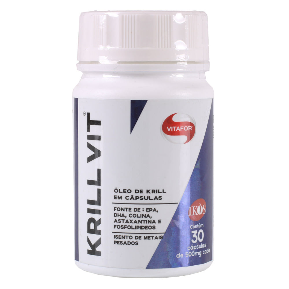 Encontraproduto.com.br - Krill Vit - Óleo de Krill (500mg) 30 Cápsulas - Vitafor