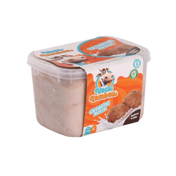 Encontraproduto.com.br - Sorvete Cremoso VACA LAMBEU Sabor Creme com Avelã 2L