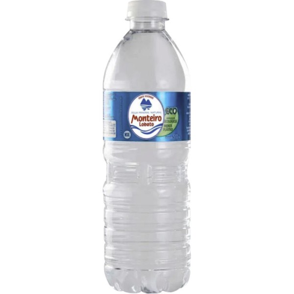 Água Mineral Monteiro Lobato Sem gás Pet com 510ml