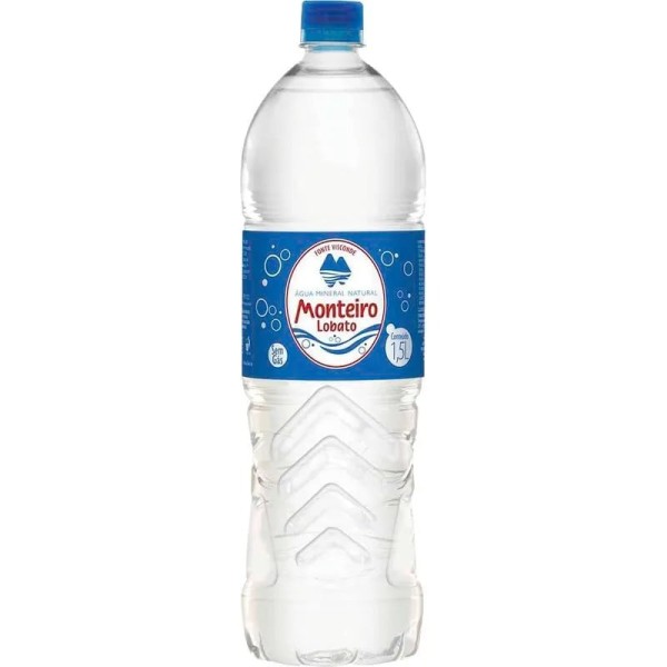 Água Mineral Monteiro Lobato Sem gás Pet com 1,5L
