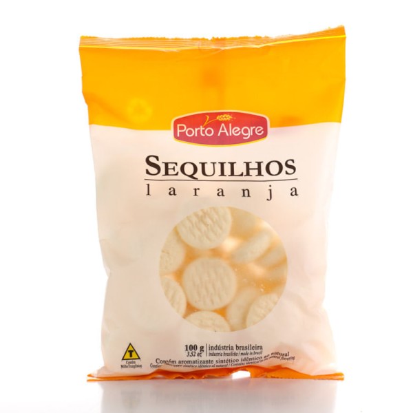 Encontraproduto.com.br - Sequilhos Porto Alegre Laranja 100g