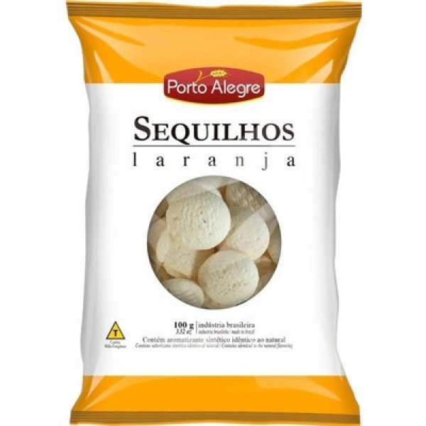 Sequilhos Porto Alegre Laranja 100g
