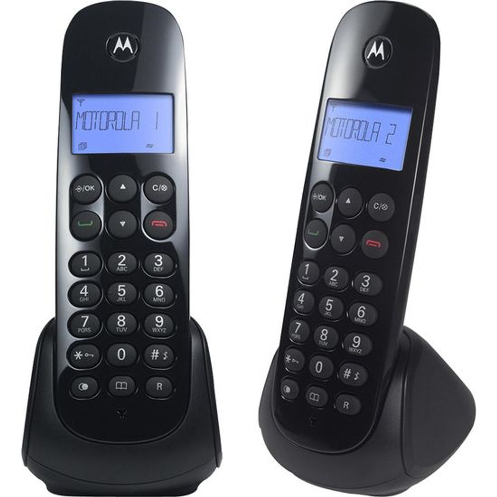 Encontraproduto.com.br - Telefone Sem Fio Digital Motorola Mrd2 Moto700 Com 2 Preto