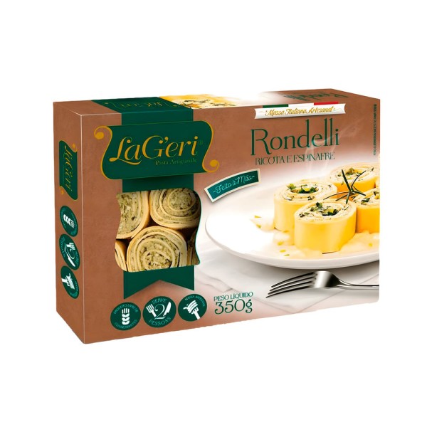 Rondeli La Geri Ricota/Espinafre 350g