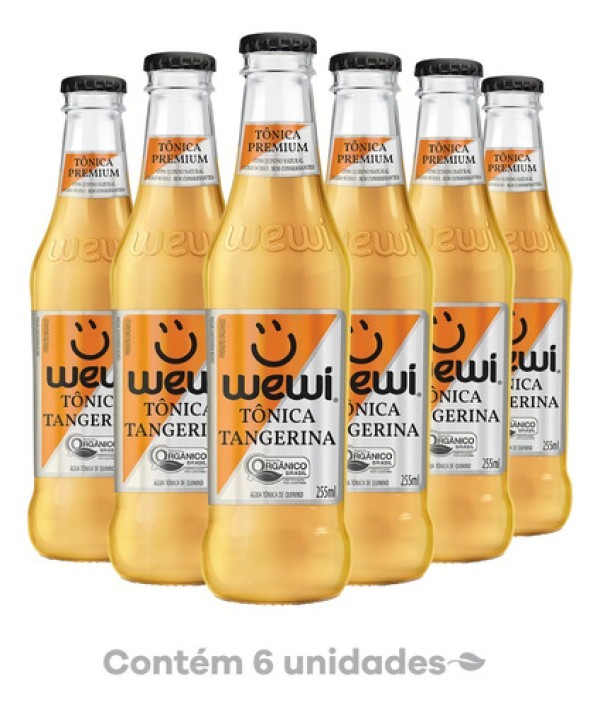 Tônica Tangerina Orgânica Wewi 255 Ml