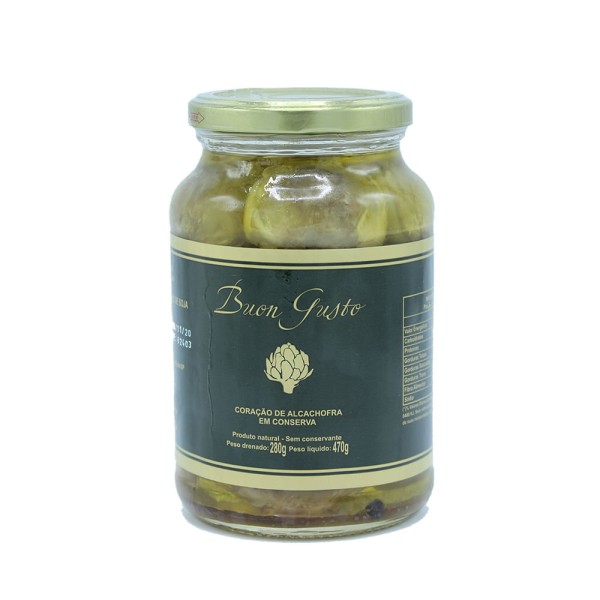 Encontraproduto.com.br - Coração de Alcachofra em Conserva Buon Gusto 470g