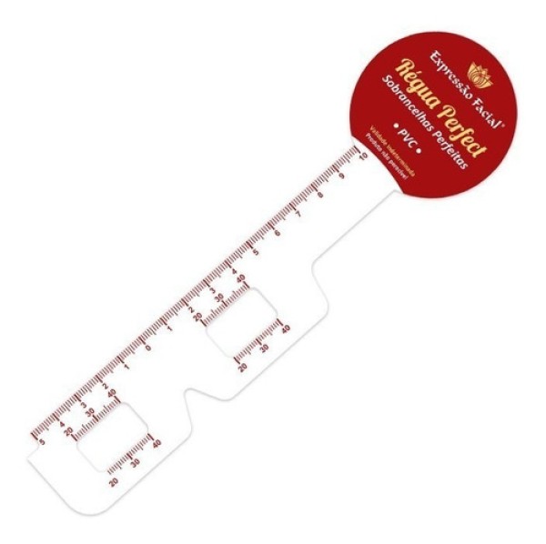 Encontraproduto.com.br - Régua Perfect Para Sobrancelha Hintz Expressão Facial Pvc