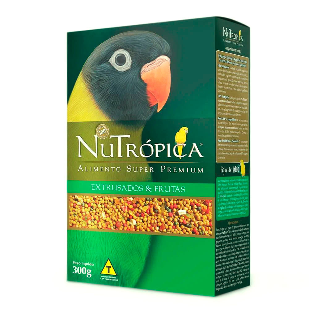 Ração Nutrópica para Agapornis com Frutas
