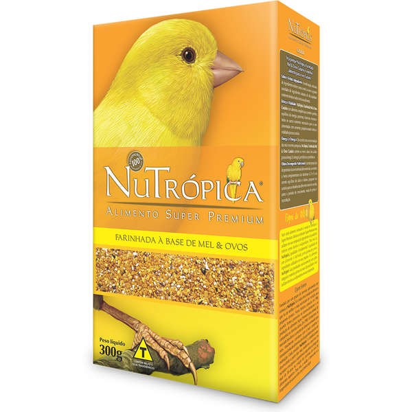 Farinhada Nutrópica para Canário a Base de Mel e Ovos